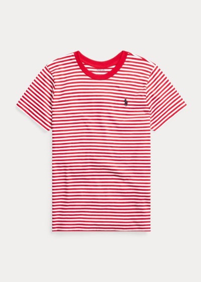 Dámské Tričko Polo Ralph Lauren Striped Cotton Jersey - 49618-GBOU